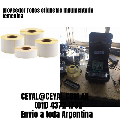 proveedor rollos etiquetas Indumentaria femenina