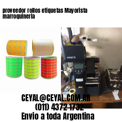 proveedor rollos etiquetas Mayorista marroquineria