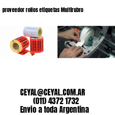 proveedor rollos etiquetas Multirubro