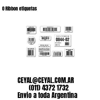 0 Ribbon etiquetas