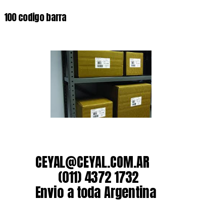 100 codigo barra