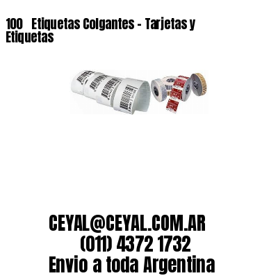 100 ‎ Etiquetas Colgantes – Tarjetas y Etiquetas