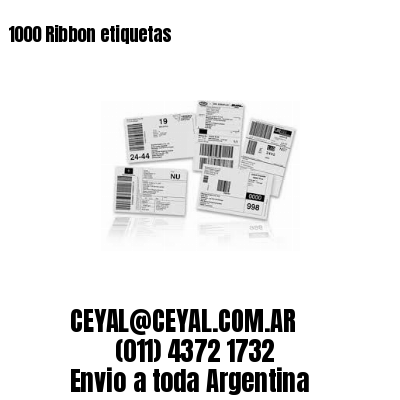 1000 Ribbon etiquetas