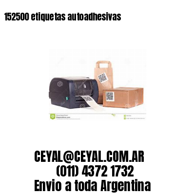 152500 etiquetas autoadhesivas
