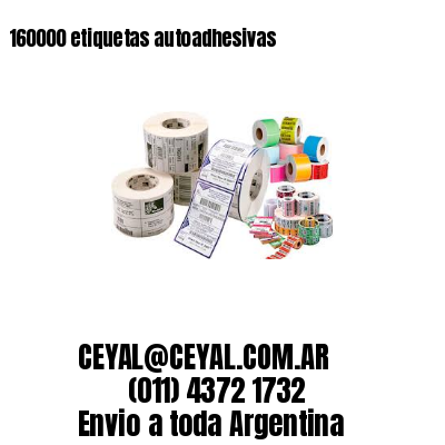160000 etiquetas autoadhesivas