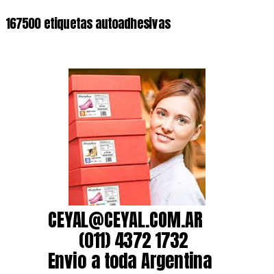 167500 etiquetas autoadhesivas