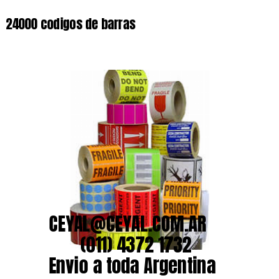 24000 codigos de barras