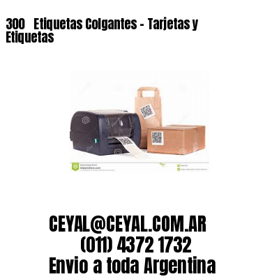 300 ‎ Etiquetas Colgantes – Tarjetas y Etiquetas