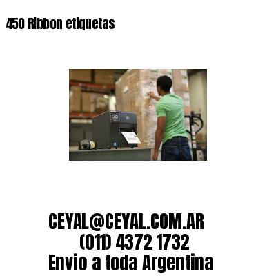 450 Ribbon etiquetas
