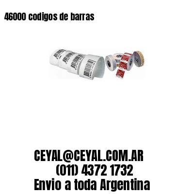46000 codigos de barras