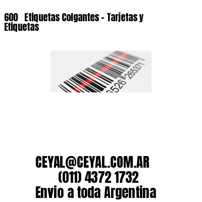 600 ‎ Etiquetas Colgantes – Tarjetas y Etiquetas