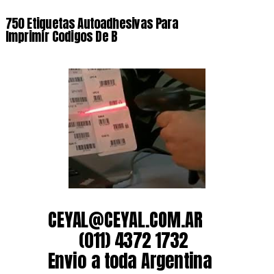750 Etiquetas Autoadhesivas Para Imprimir Codigos De B