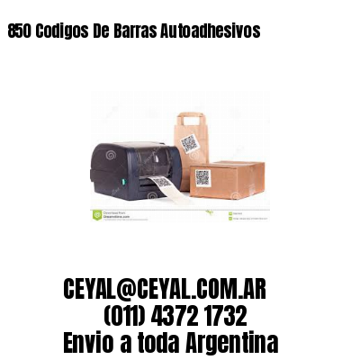 850 Codigos De Barras Autoadhesivos
