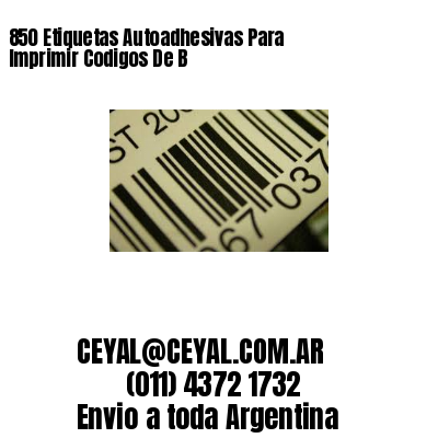 850 Etiquetas Autoadhesivas Para Imprimir Codigos De B