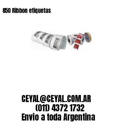 850 Ribbon etiquetas