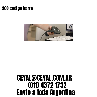 900 codigo barra