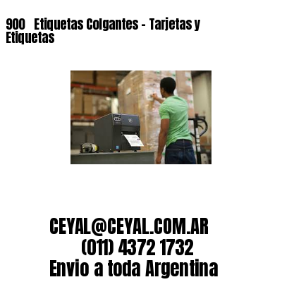 900 ‎ Etiquetas Colgantes – Tarjetas y Etiquetas