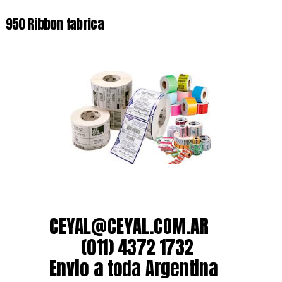 950 Ribbon fabrica