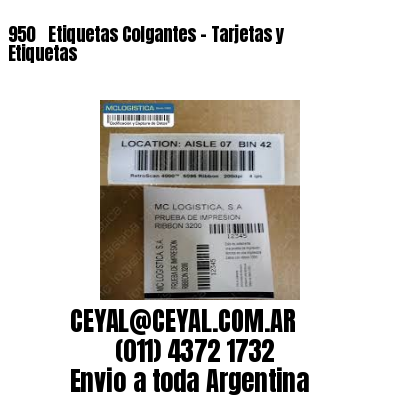 950 ‎ Etiquetas Colgantes – Tarjetas y Etiquetas