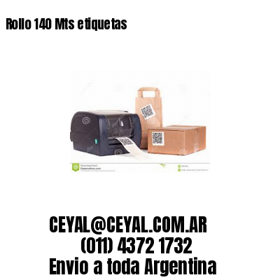 Rollo 140 Mts etiquetas