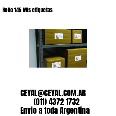 Rollo 145 Mts etiquetas