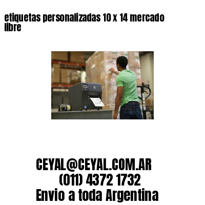 etiquetas personalizadas 10 x 14 mercado libre