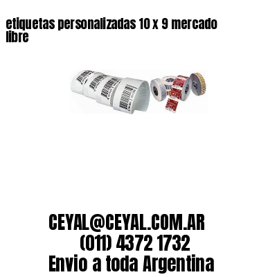 etiquetas personalizadas 10 x 9 mercado libre