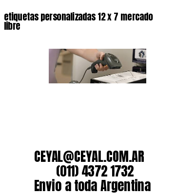 etiquetas personalizadas 12 x 7 mercado libre