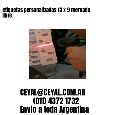 etiquetas personalizadas 13 x 9 mercado libre