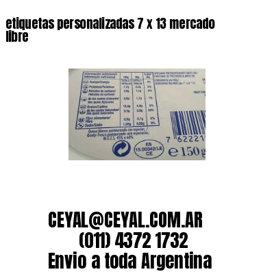 etiquetas personalizadas 7 x 13 mercado libre