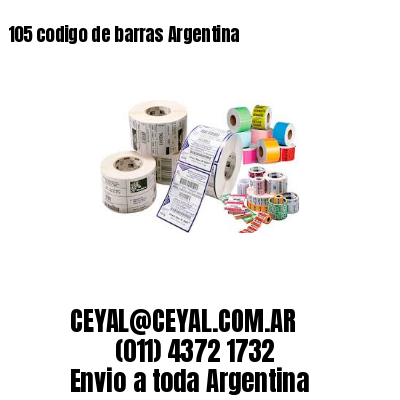 105 codigo de barras Argentina