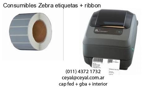 Consumibles Zebra etiquetas   ribbon