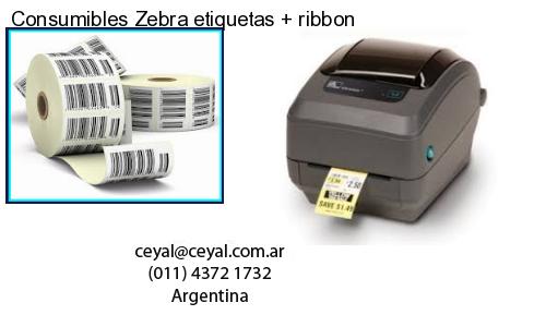 Consumibles Zebra etiquetas   ribbon