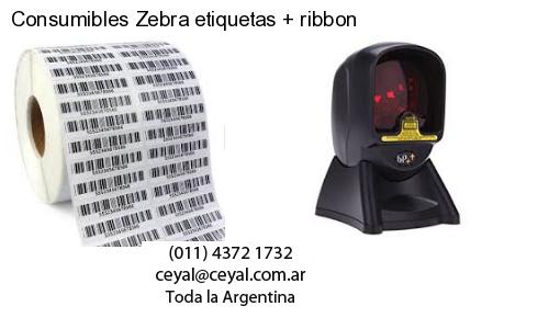 Consumibles Zebra etiquetas   ribbon