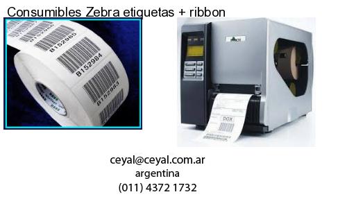 Consumibles Zebra etiquetas   ribbon