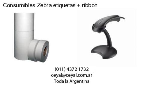 Consumibles Zebra etiquetas   ribbon