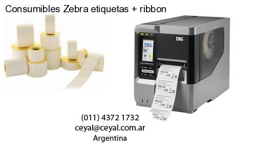 Consumibles Zebra etiquetas   ribbon