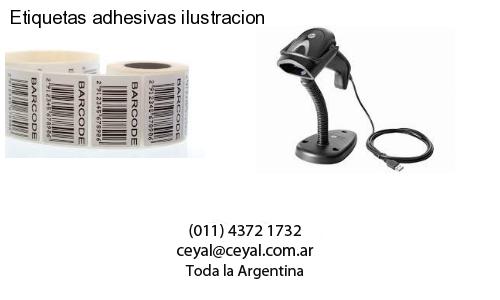 Etiquetas adhesivas ilustracion