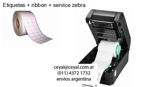 Etiquetas   ribbon   service zebra