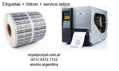 Etiquetas   ribbon   service zebra