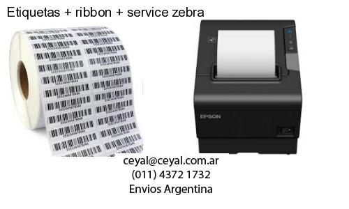 Etiquetas   ribbon   service zebra