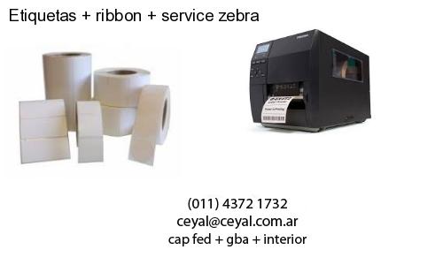 Etiquetas   ribbon   service zebra