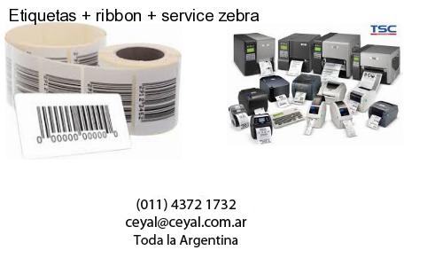 Etiquetas   ribbon   service zebra