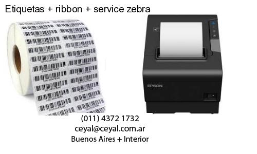 Etiquetas   ribbon   service zebra