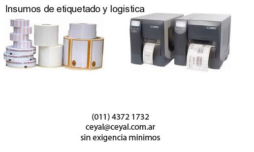 Insumos de etiquetado y logistica