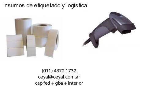 Insumos de etiquetado y logistica