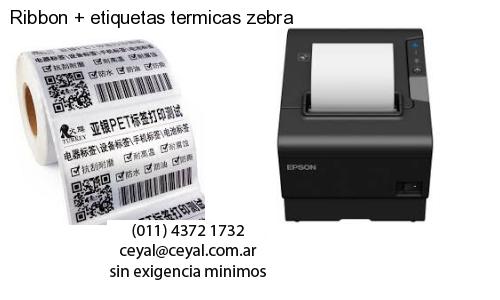 Ribbon   etiquetas termicas zebra