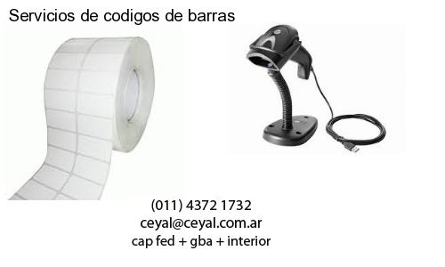 Servicios de codigos de barras