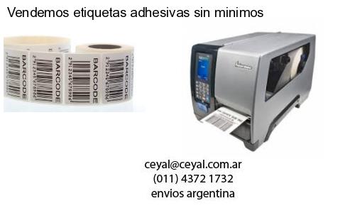 Vendemos etiquetas adhesivas sin minimos