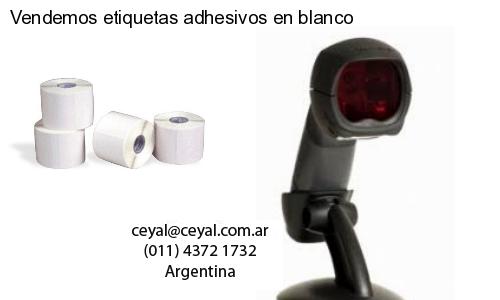 Vendemos etiquetas adhesivos en blanco